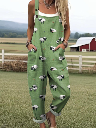 Penelope™ | Vintage Blomstret Jumpsuit