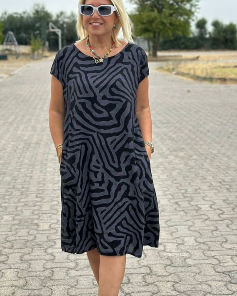 Azalea™ | Printed Summer Midi Dress