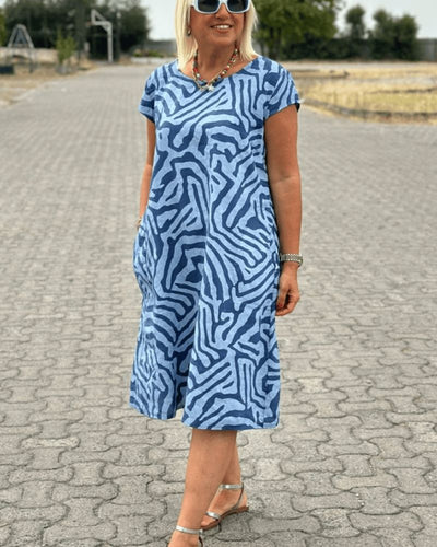 Azalea™ | Printed Summer Midi Dress