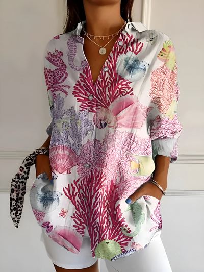 Beatrix™ | Floral Pattern Blouse