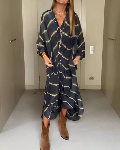 Chelsea™ | Boho Striped Maxi Dress