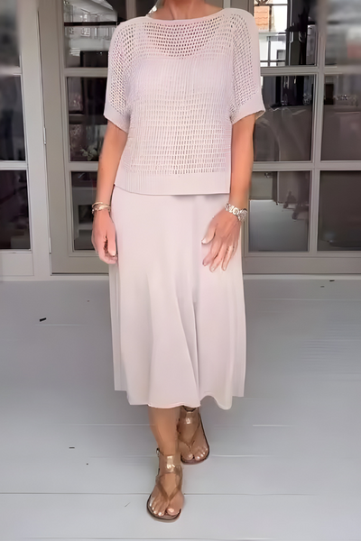 Brielle™ | Summer Dress with Knitted Top