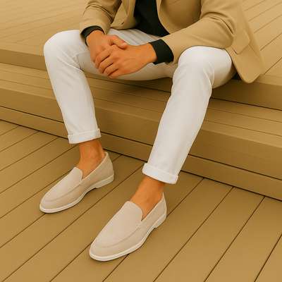 George™ | Classic Brand Suede Loafers