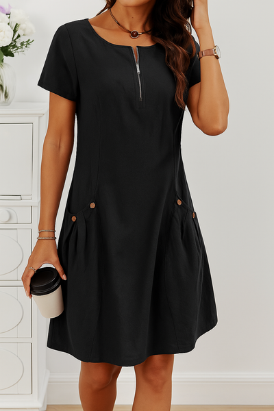 Millie™ | Summery Dress with Button Details