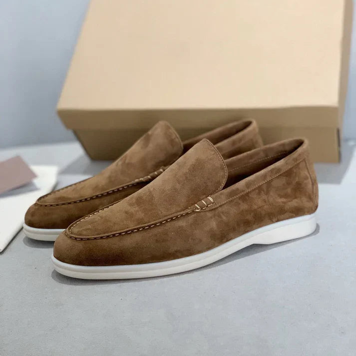 George™ | Classic Brand Suede Loafers