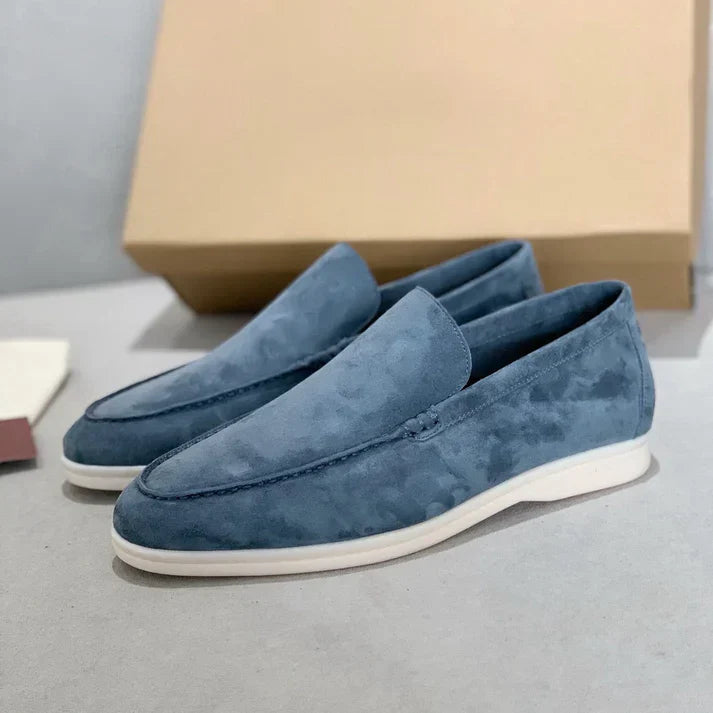 George™ | Classic Brand Suede Loafers