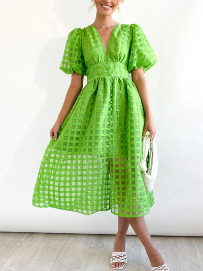 Quinn™ | Elegant Summer Midi Dress