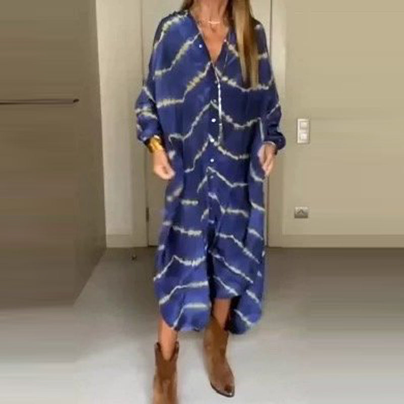 Chelsea™ | Boho Striped Maxi Dress
