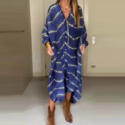 Chelsea™ | Boho Striped Maxi Dress