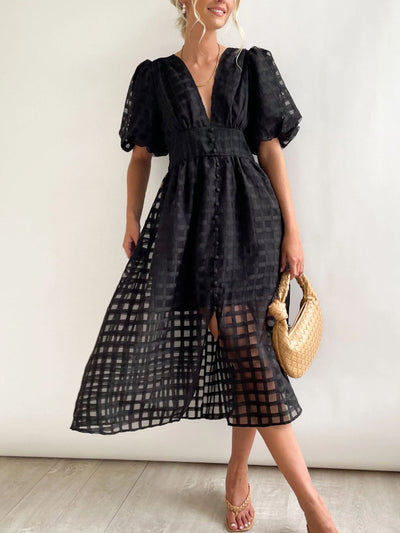 Quinn™ | Elegant Summer Midi Dress