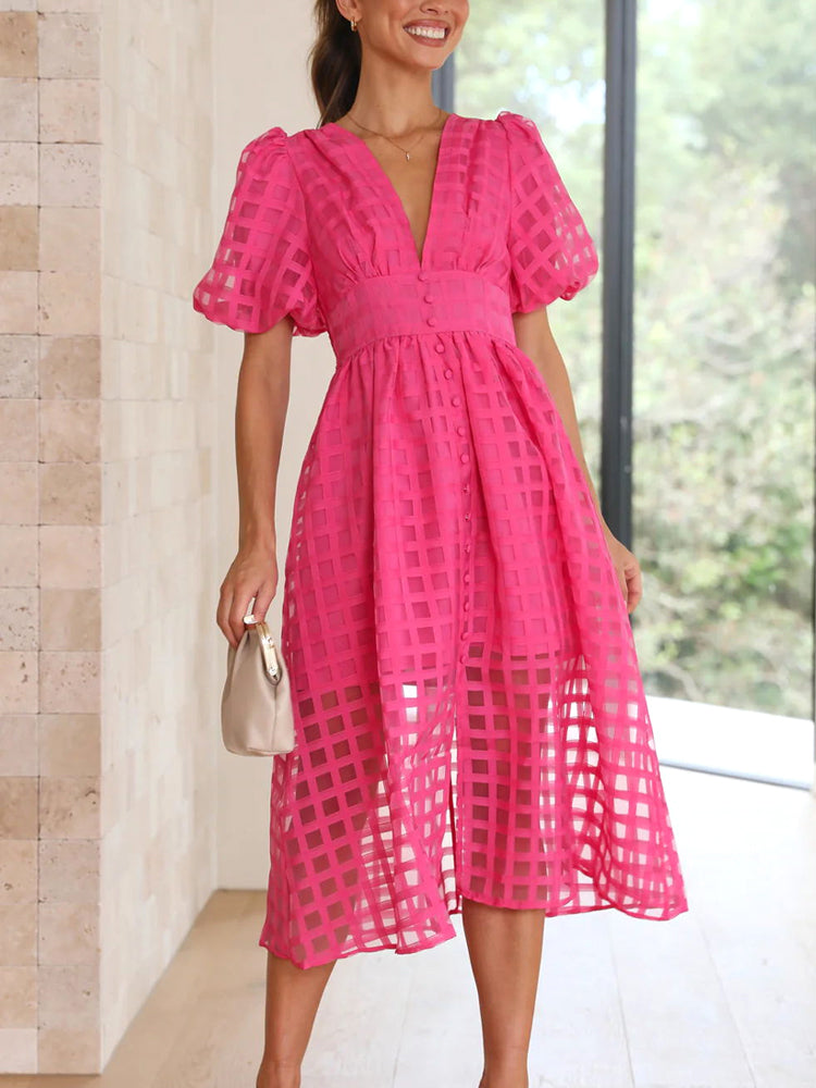 Quinn™ | Elegant Summer Midi Dress