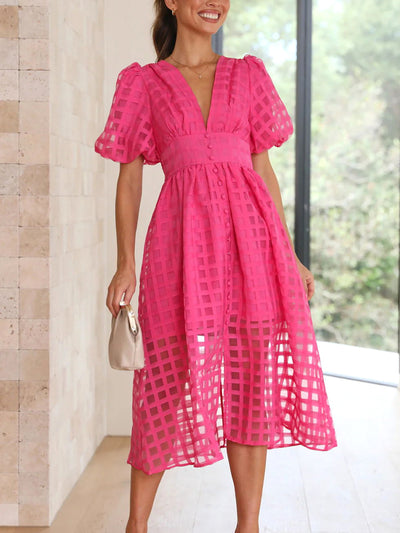Quinn™ | Elegant Summer Midi Dress
