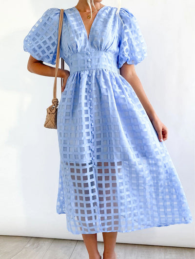 Quinn™ | Elegant Summer Midi Dress
