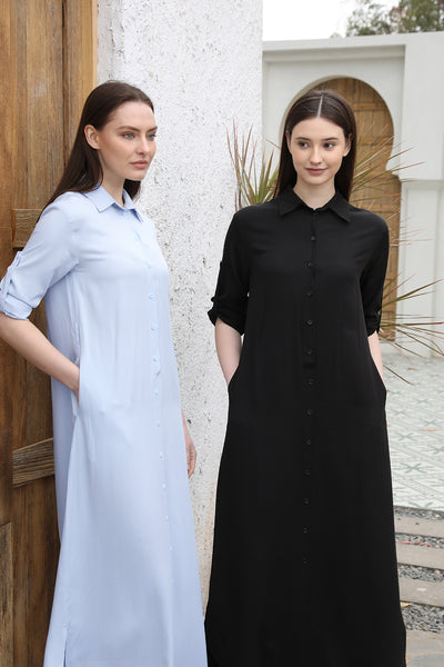 Hazel™ |  Maxi Dress with Tie Belt