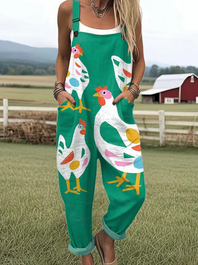 Penelope™ | Vintage Blomstret Jumpsuit