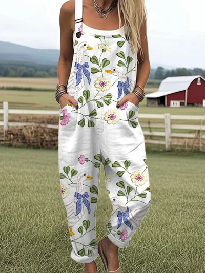 Penelope™ | Vintage Blomstret Jumpsuit