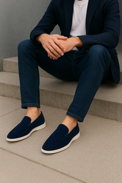 George™ | Classic Brand Suede Loafers