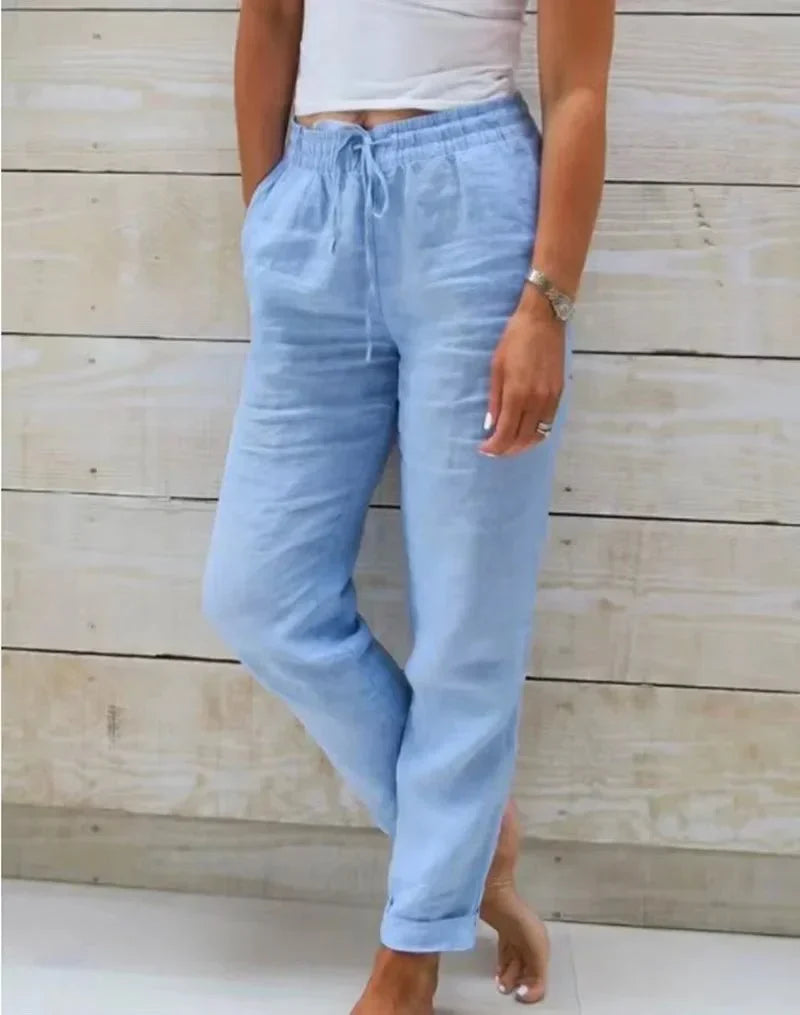 Bettina™ | Cotton Linen Summer Pants