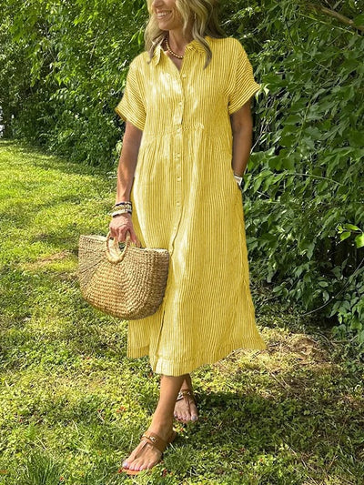 Arabella™ | Striped Shirt Dress