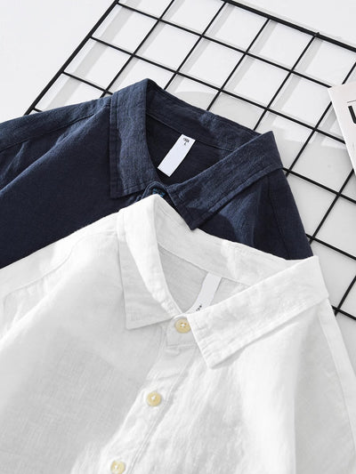 Harvey™ | Square Collar Long Sleeve Shirt