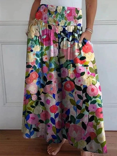 Arleen™  | High Waist, Wide Leg Pants with Pocket