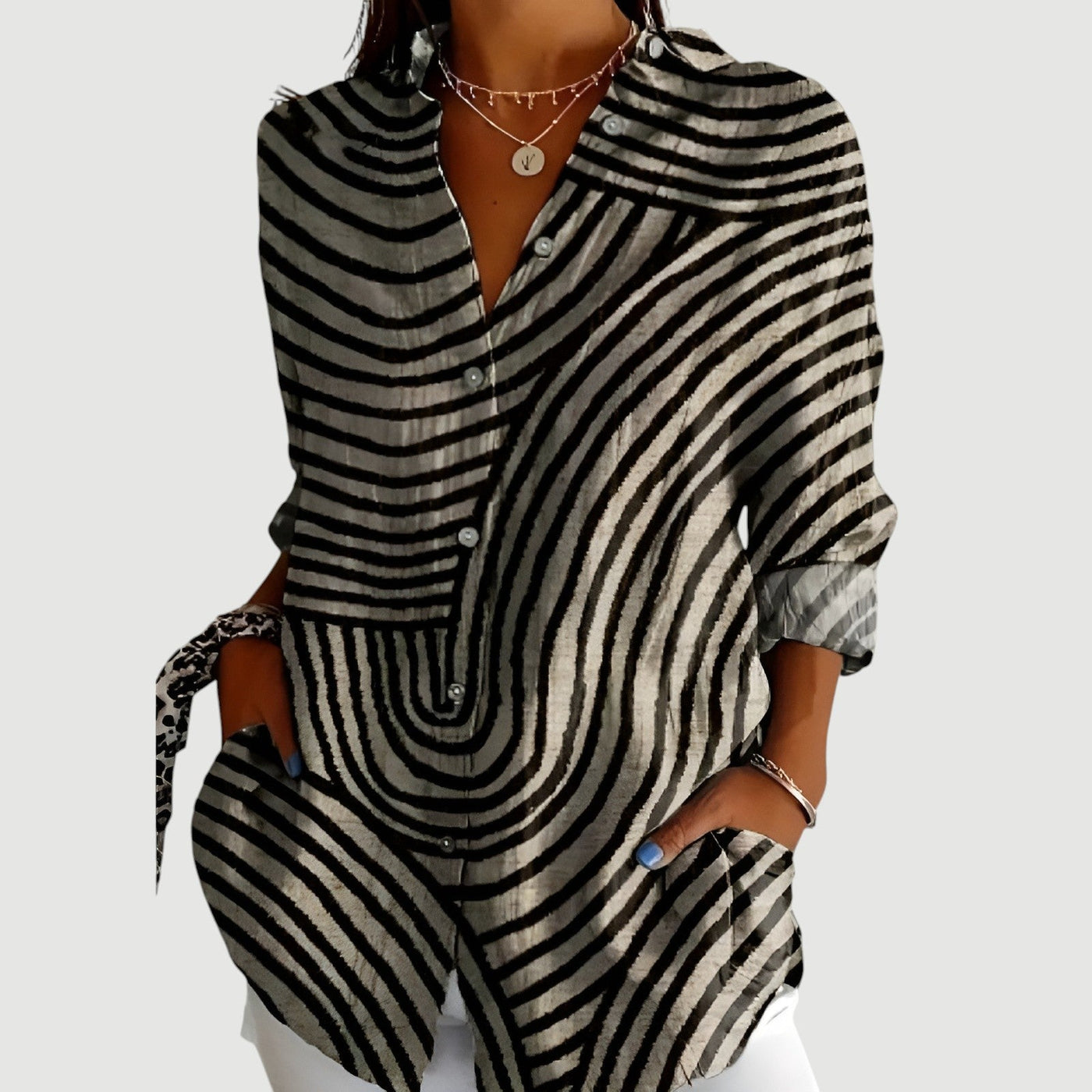 Abigail™ | Blouse With Colorful Design