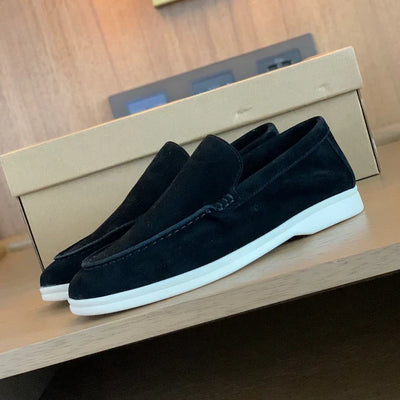George™ | Classic Brand Suede Loafers