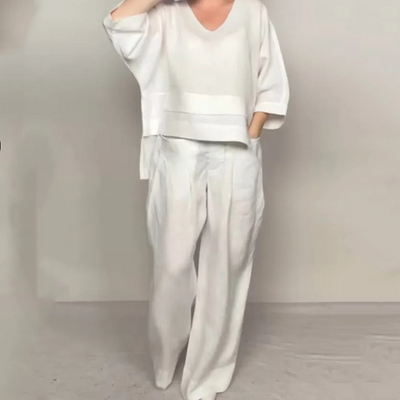 Daisy™ | Full Sleeve Top & Wide-Leg Set