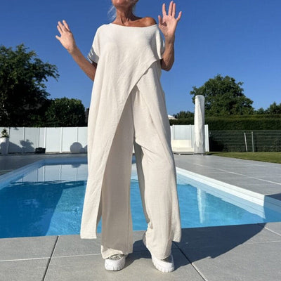 Mia™ | Off Shoulder Top & Pants Set