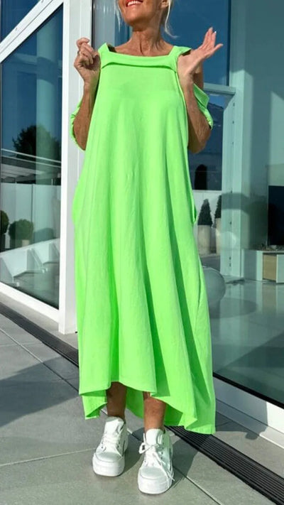 Brianna™ | Casual Open-Shoulder Maxi Dress
